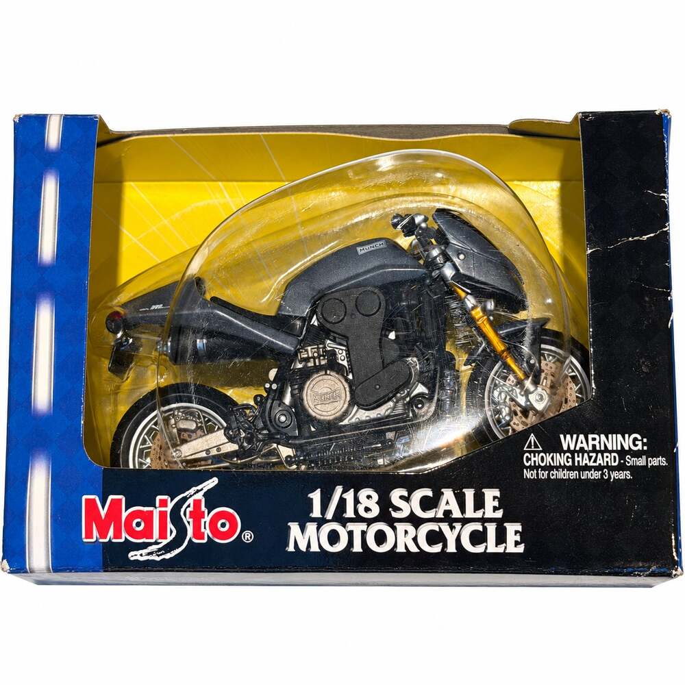 Maisto Munch Mammut 2000 Motorcycle 1:18 Diecast Gray Boxed 31300-1601
